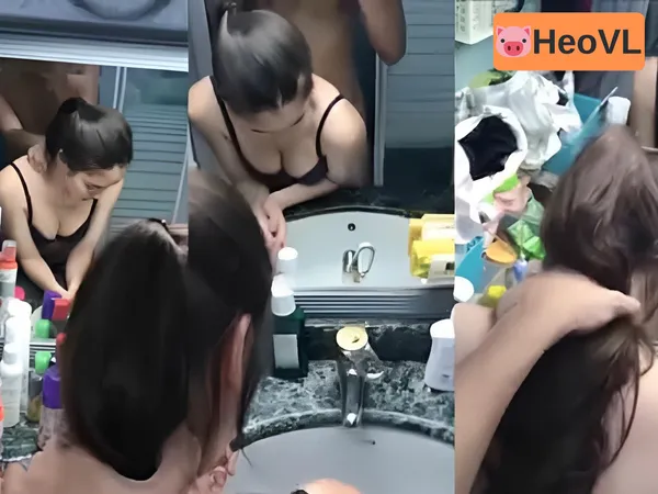 sex my k che Đang make up thì anh bồ vào doggy